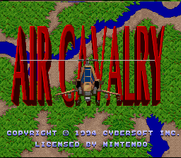Air Cavalry screenshot 4 for Super Nintendo